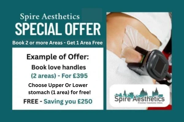 Fat Freezing Promotion Finchampstead from Spire Aesthetics - Book Today!